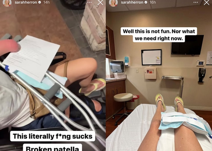 Sarah Herron Breaks Her Knee amid Key Point on IVF Journey: ‘This Literally F*ing Sucks’