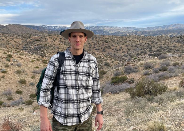 Scott Michael Foster enjoying a hike on his birthday