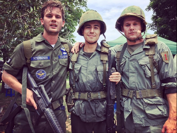 Zach Roerig and Jeremy Irvine in 'The Last Full Measure'