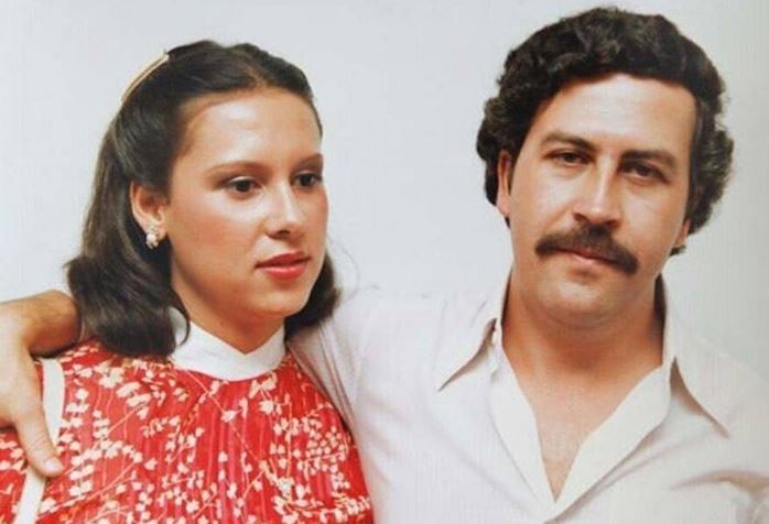 Pablo Escobar with his wife Maria Victoria Henao