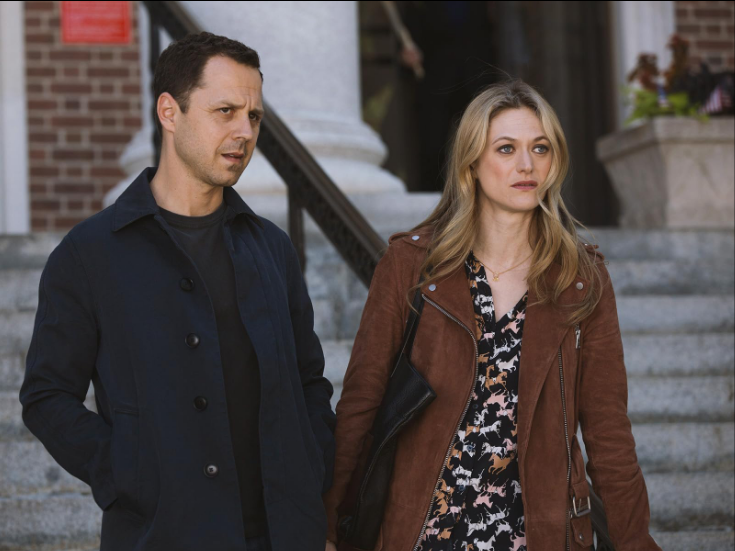 Marin Ireland and Giovanni Ribisi in Sneaky Pete