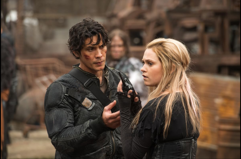 Bob Morley and Eliza Taylor in 'The 100'