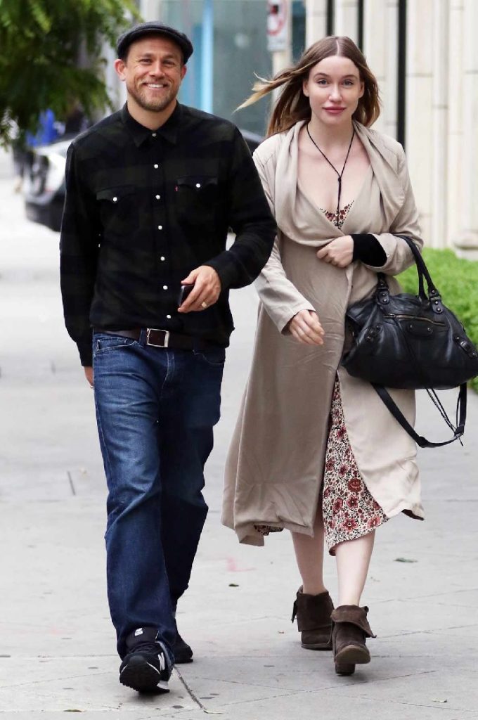 Charlie Hunnam with his long-term girlfriend, Morgana McNelis